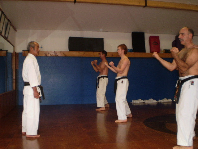 ポールさんの空手道場 Visit to Paul san's dojo in Bracebridge — 写真 7