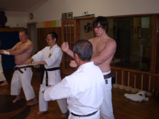 ポールさんの空手道場 Visit to Paul san's dojo in Bracebridge — 写真 8