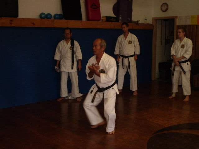ポールさんの空手道場 Visit to Paul san's dojo in Bracebridge — 写真 9