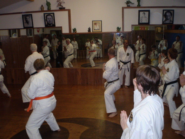 ポールさんの空手道場 Visit to Paul san's dojo in Bracebridge — 写真 11